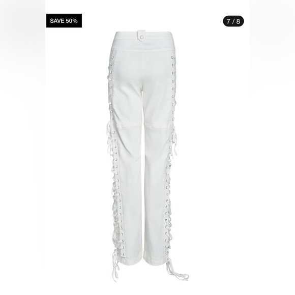 I.AM.GIA White Lace Up Holly Pant XXS - Picture 9 of 16